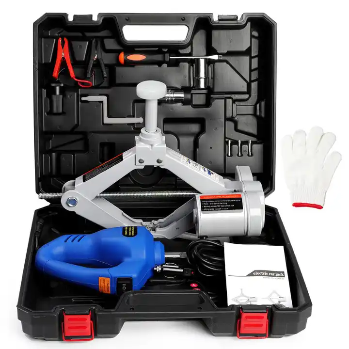 Shop - 3 Ton Electric/Automatic Scissors Jack & Electric Wrench 12V ...
