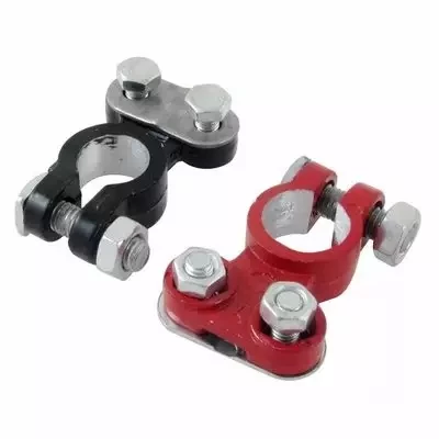 Sound Quest Positive Car Battery Terminal – 8 Gauge AWG & Top 5/16" Ring (SQBTPS)